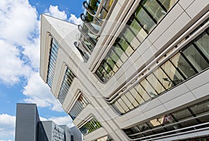 Library and learning center of the University of Economics Vienna, Austria